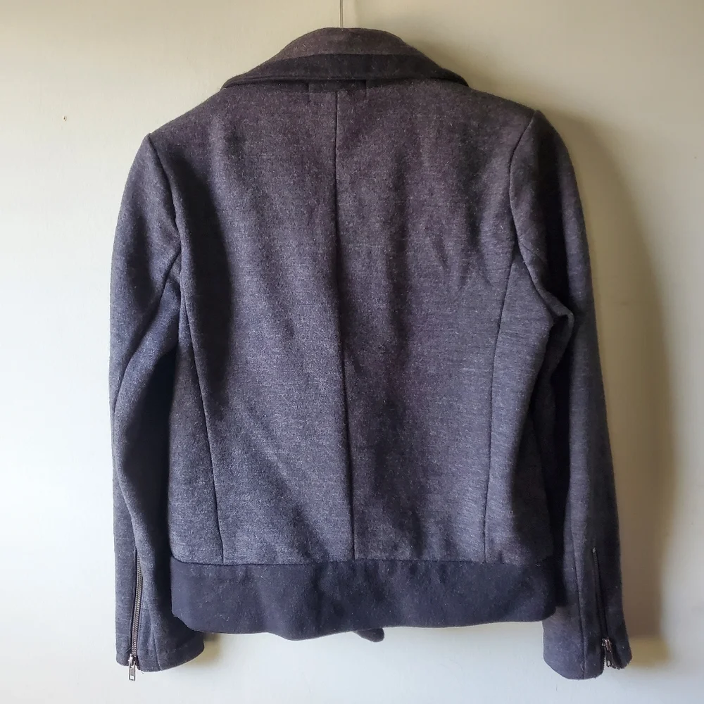 J. Crew Stretch Wool Motorcycle Jacket 07569 Size 2